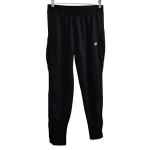 Under Armour Women's Tall Black Sweatpants Size M Casual Relaxed Fit‎